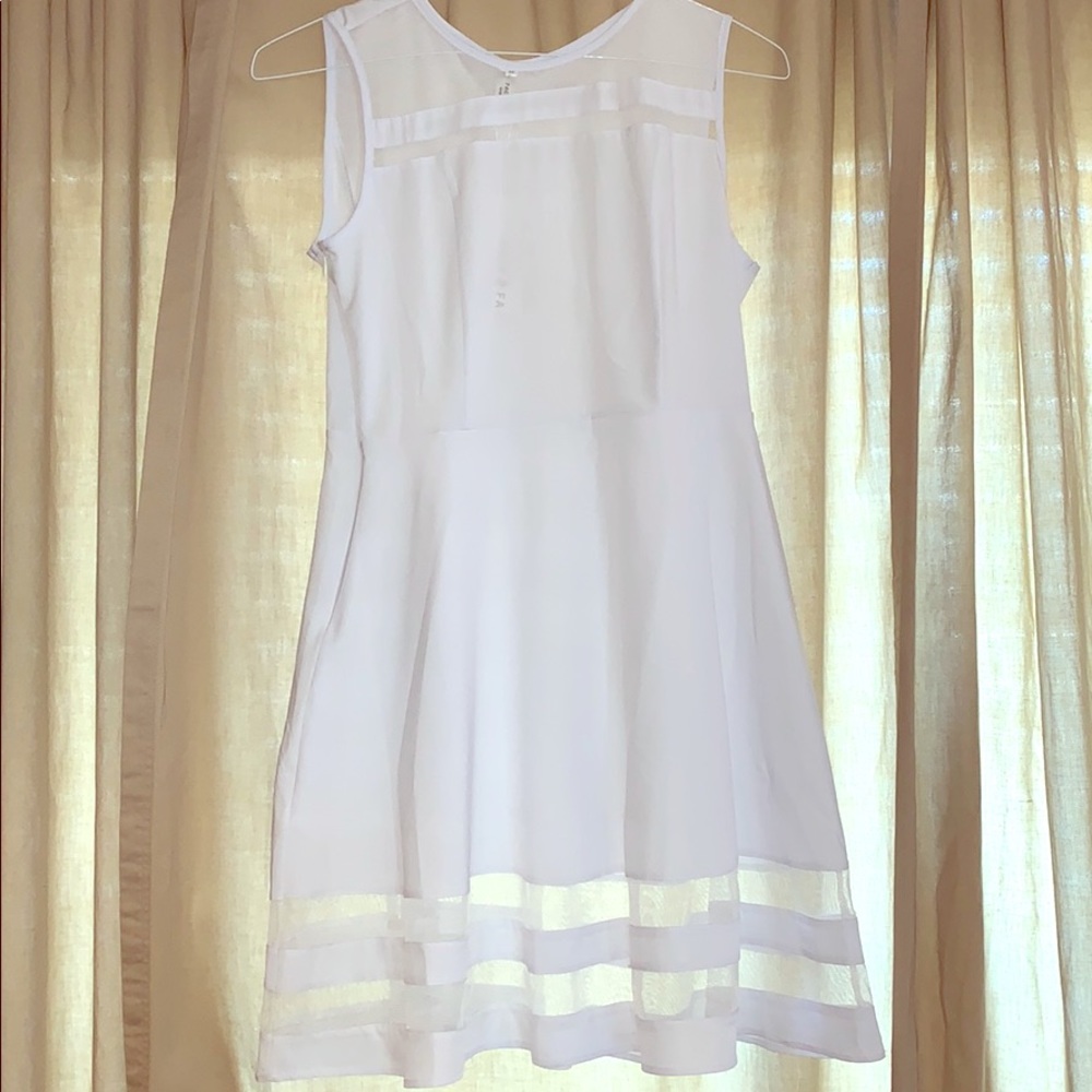 White Cocktail Dress M